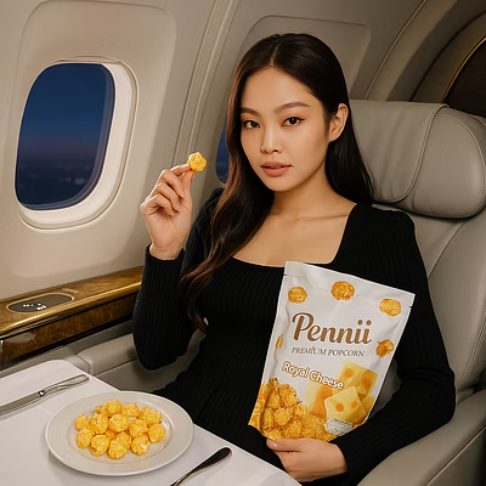 ตัวอย่างภาพสินค้า snack จาก AI