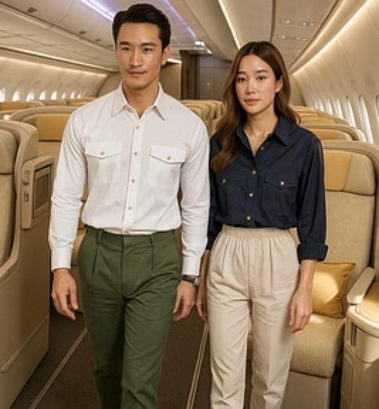 ตัวอย่างภาพคู่แฟชั่นจาก AI