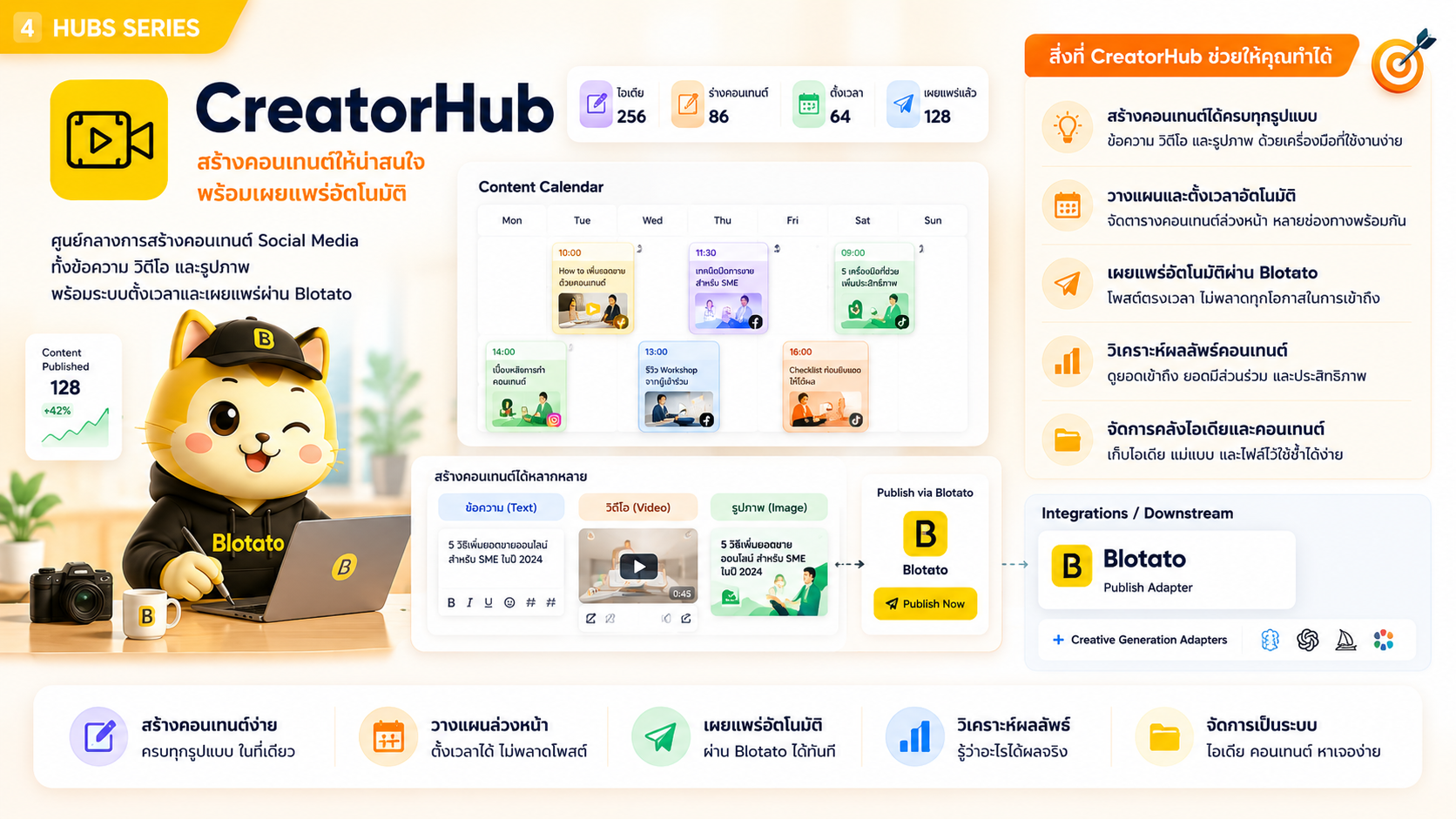 CreatorHub interface